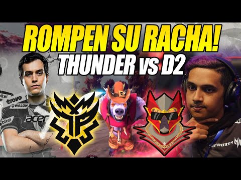 ROMPEN SU RACHA!! THUNDER PREDATOR vs D2 HUSTLERS - GAME 2 - BTS PRO SERIES 9 DOTA 2