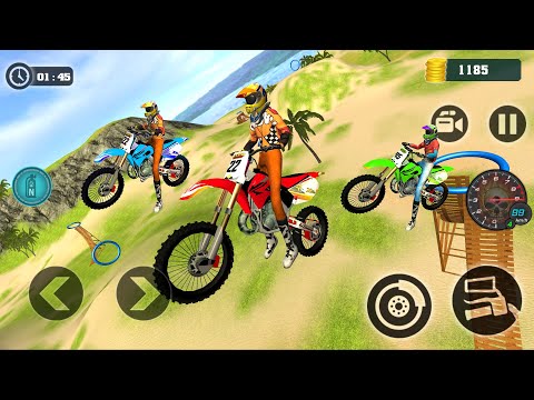 Extreme Motocross beach Bike Jumping Stunt Driving #1 - Motorbike Racing best Android Gameplay