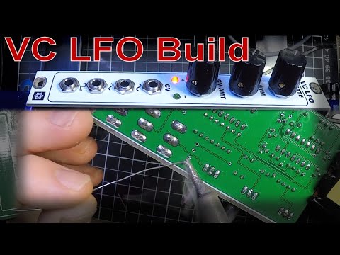 Building the MST VC LFO kit (Synthrotek)