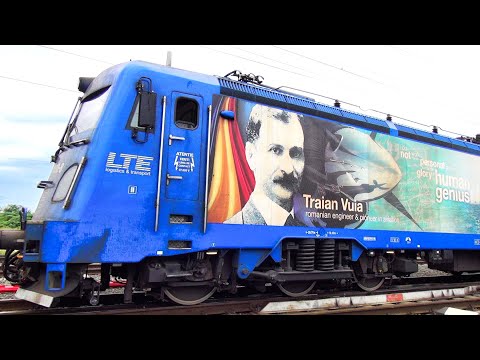 LEMA  480 030-8 manevrează în Gara Curtici-Romania-25.08.2020