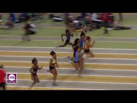 Aubière 2018   Finale 60 m Espoirs F Estelle Raffai en 7''38