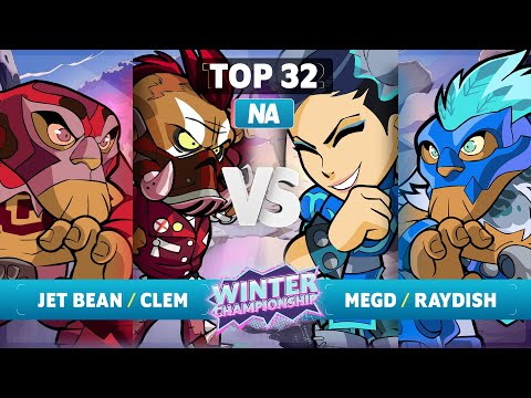 jet bean & Clem vs. megD & Raydish - Top 32 - NA - Brawlhalla Winter Championship 2023