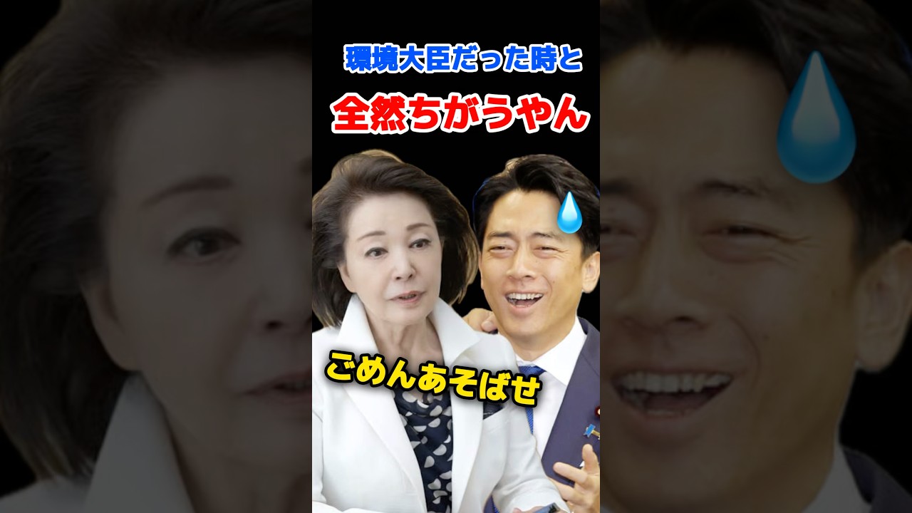 環境大臣だった時と全然ちがうやんけ　#小泉進次郎 #櫻井よしこ #高市早苗 #高市内閣 #高市政権 #高市総理 #政治 #shorts #short