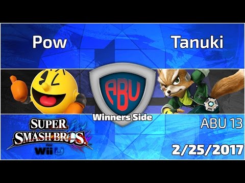 ABU Monthly 013: Pow vs Tanuki - SSB4 Singles Winners R2
