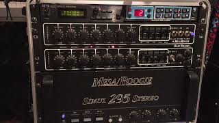 Video thumbnail for Mesa Boogie Quad preamp and simulclass 295 power amp demo by Asheville Guitar and Mike Barnes
