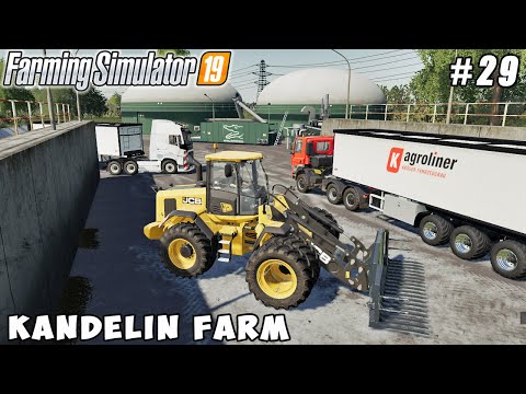 Carting silage, selling logs | Kandelin Farm | Farming simulator 19 | Timelapse #29