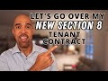 whats inside a section 8 contract with new tenant