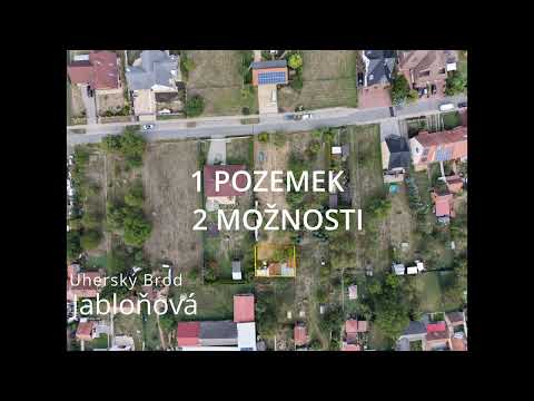 Video Stavební pozemek 518 m² v Uherský Brod - Havřice, ulice Jabloňová