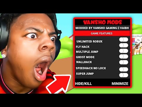 iShowSpeed Installs HACKS On Roblox.. (banned)