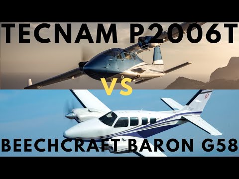 TECNAM P2006T VS Beechcraft Baron G58