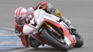 preview picture of video 'Thundersport GP Pre-National 600 - Near big highside at Donington park'