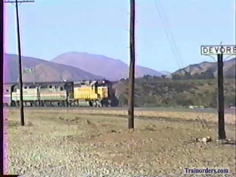 Classic Railroad Series 371 - Amtrak and SP at Devore, CA December 7, 1988