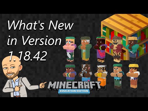 What's New in Version 1.18.42 - Minecraft Education Edition
