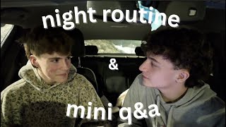 GAY COUPLE NIGHT ROUTINE + mini Q&A (vlog)
