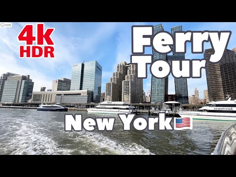 Ferry Tour From Wall Street to Bronx | Whole East Side of Manhattan will be View 🇺🇸