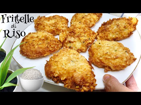 FRITTELLE DI RISO FILANTI 🍚ricetta del riciclo economica e veloce 🍚 FRIED RICE