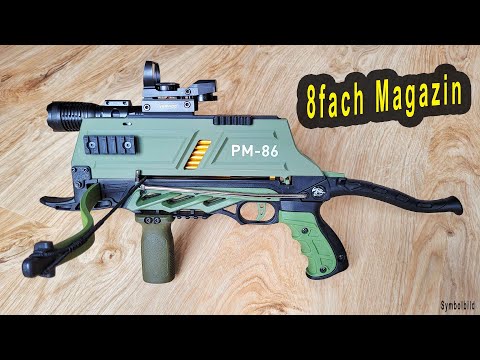 8 Schuss Pfeilmagazin PM-86  Alligator 1+2 Bürgermagazin Armbrust
