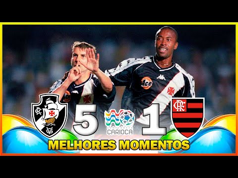VASCO 5  x 1 FLAMENGO ● MELHORES MOMENTOS ● FINAL DA TAÇA GUANABARA ● CAMPEONATO CARIOCA 2000