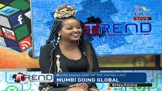 Mumbi Maina, only Kenya in the Matrix cast talks on going global | #HeyAmina video