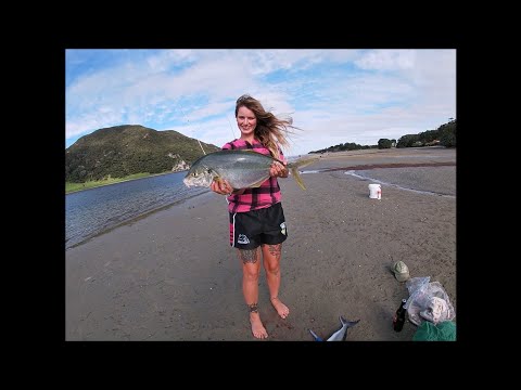 Northland New Zealand Fishing. Houhora Heads surfcasting. Spring Summer 2021 Highlights.