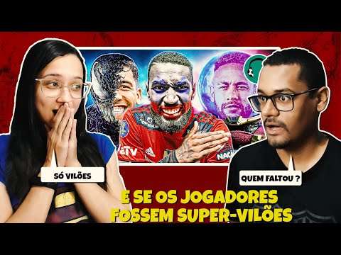 ♫ E SE OS JOGADORES FOSSEM SUPER-VILÕES? | Paródia A Queda - Gloria Groove - REACT EM CASAL