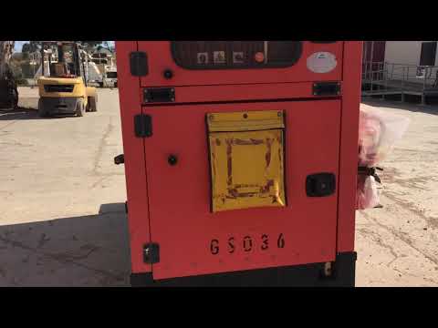 GS036 - 2012 FG Wilson XD60P2 60kVA Silenced Enclosed Skid Mounted Generator