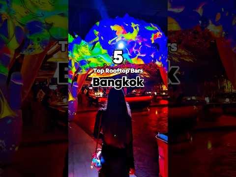 Too 5 Rooftop Sky Bars in Bangkok 🇹🇭🔝 Save it for later 🗓️ #thailand #rooftop #bangkok
