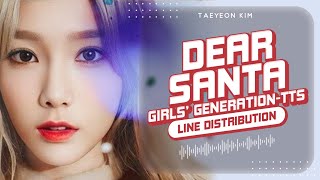 Dear Santa (English Ver.) - Girls’ Generation-TTS (소녀시대-태티서) | Line Distribution