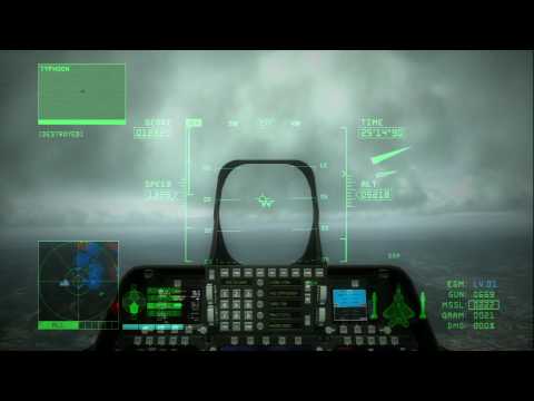 Ace Combat 6: Ace of Aces Mission 02 [F-22A -Mobius- / F-22A -Gryphus-] (1/2)