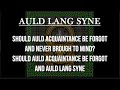 Auld Lang Syne, The Irish Rovers   (w/ lyrics)