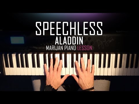 How To Play: Aladdin - Speechless (Naomi Scott) 2019 | Piano Tutorial Lesson + Sheets Video