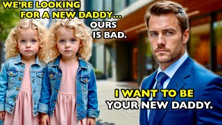 Little girls said“Looking for new daddy… ours is bad” not knowing Millionaire CEO stood beside them