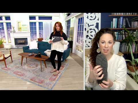 Earth Origins Suede Patchwork Slip-Ons - Erica on QVC