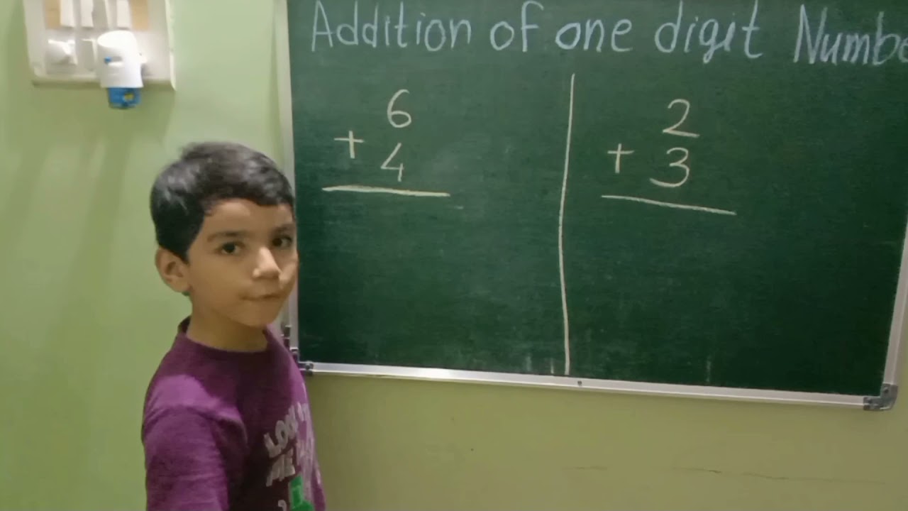 Addition of 1 digit number | sum of single digit number