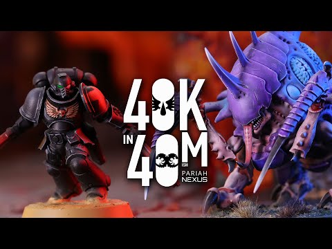 At Death's Door! Blood Angels vs Tyranids. Warhammer 40k in 40m