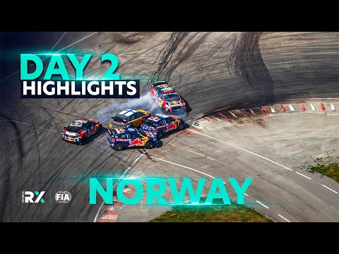 世界ラリークロス2023 ノルウェー（ヘル）Day2ハイライト動画