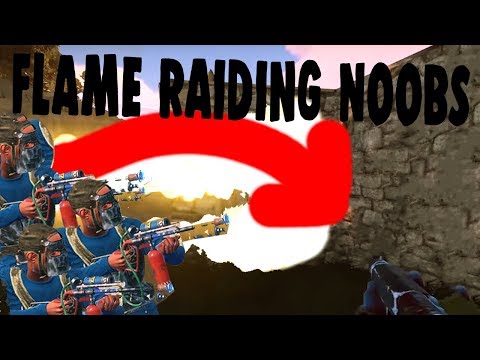 Live Raiding Rust N3rds - Setting up Base