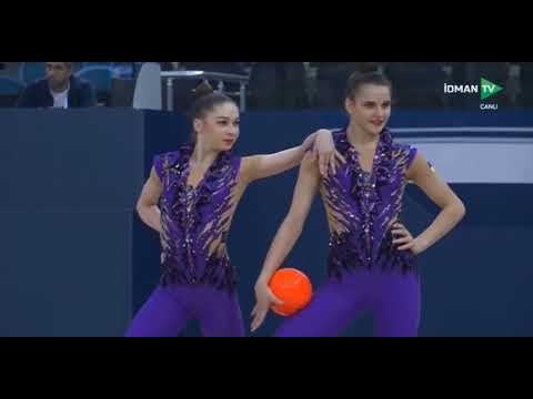 Group Team Ukraine 3 Ribbons/2 Balls Final 28,100 - World Cup Baku 2023