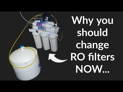 APEC RO-90 Filter Replacement after 2 years | Reverse Osmosis System RO90