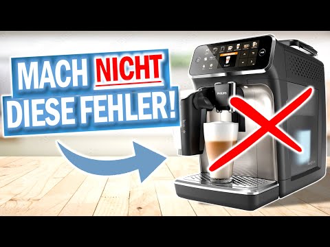 Kaffeevollautomaten: Bitte mache nicht DIESE Fehler!