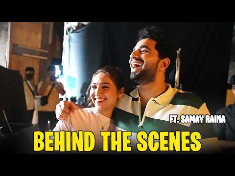 ON SET w/ @SamayRainaOfficial and Sprite