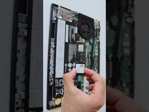 Lenovo Thinkpad T490 Storage Upgrade with 512GB Micron M.2 NVMe SSD #shorts #thinkpad
