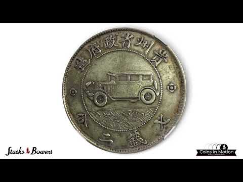 Sought-After 1928 Auto Dollar from Kweichow For Sale in Public Auction with Stack's Bowers Galleries