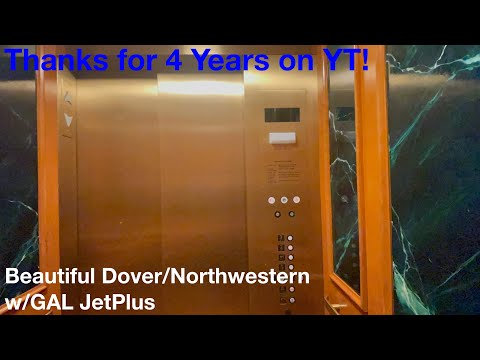 4 Years on YouTube! Unique Dover/Northwestern Hydraulic Elevator @ Wisconsin Club in Milwaukee, WI