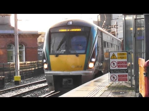 Irish Rail 22000 Class Intercity and 8520 Class Dart Trains - Connolly Station, Dublin
