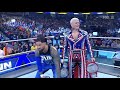 Cody Rhodes And Jey Uso Entrance WWE SmackDown Oct 13 2023