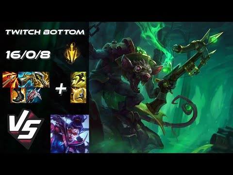 BOTTOM Twitch vs Vayne - NA Challenger Patch 25.S1.2