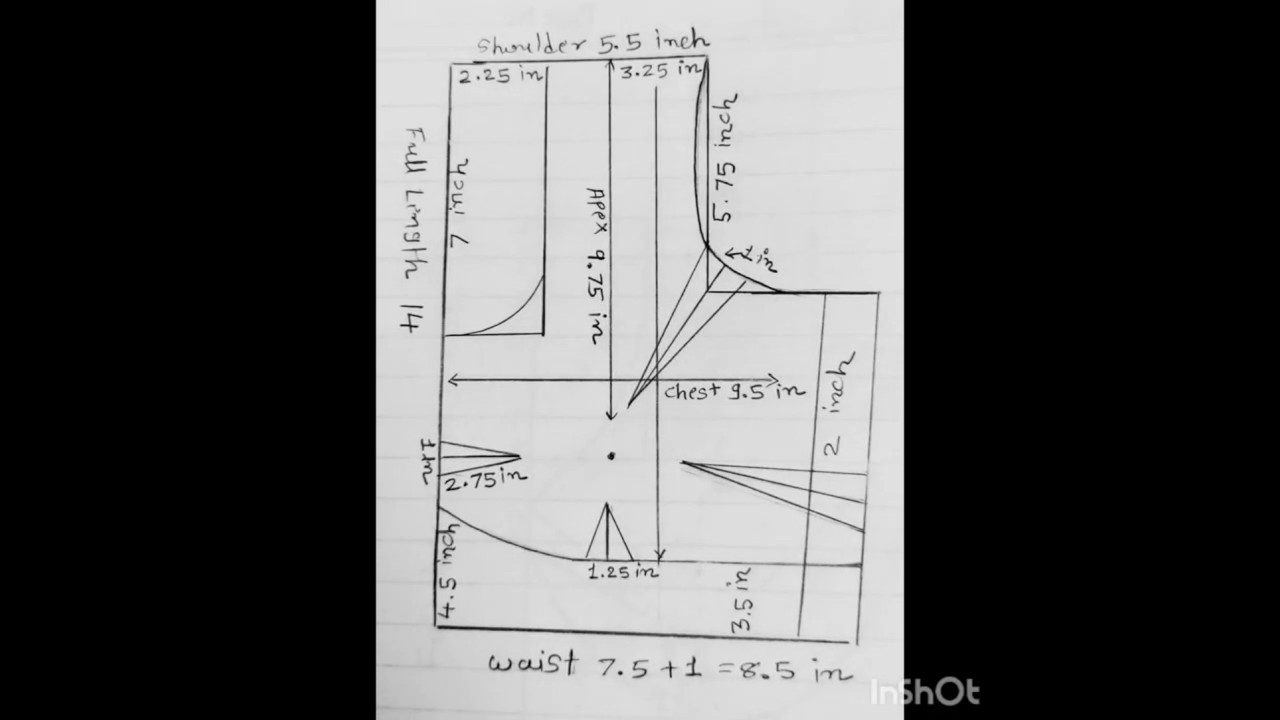 36 size 4 tucks blouse🤩 blouse cutting and stitching #blouse