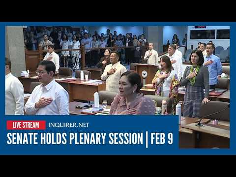 LIVE: Senate holds plenary session | Feb 9