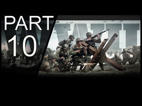 Call of Duty®: WW2 Campaign Walkthrough on PS4 Pro Part 10-Ambush mission (COD World War 2)